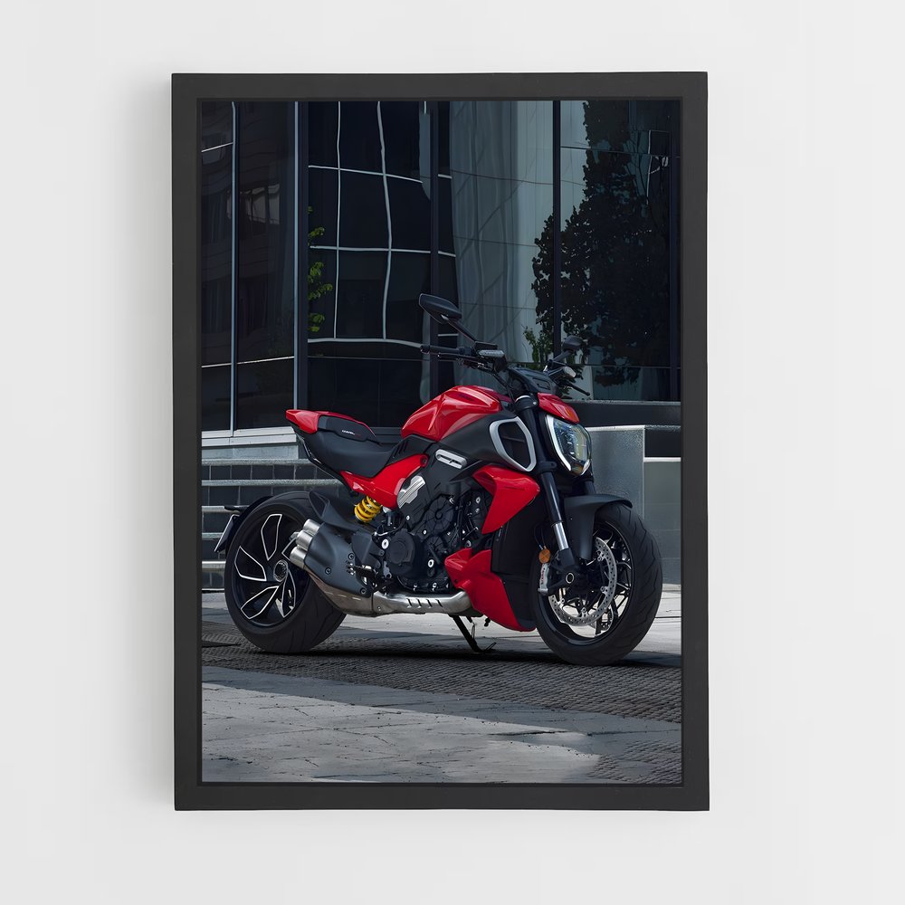 Poster L'Esprit du Diavel – affiche Ducati (vue 2)